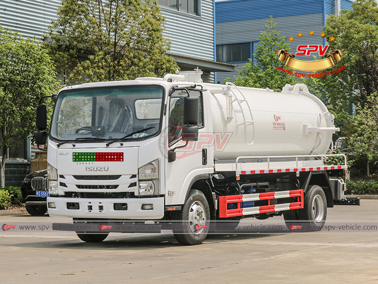 6,000 Litres Cesspool Cleaning Truck - Left Front Side